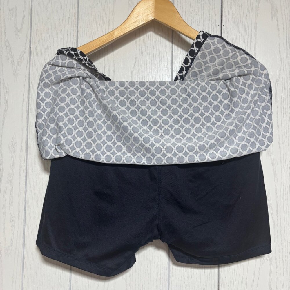 Classic Dark Navy w/White Patterned Lightweight Skort - Picture 5 of 9